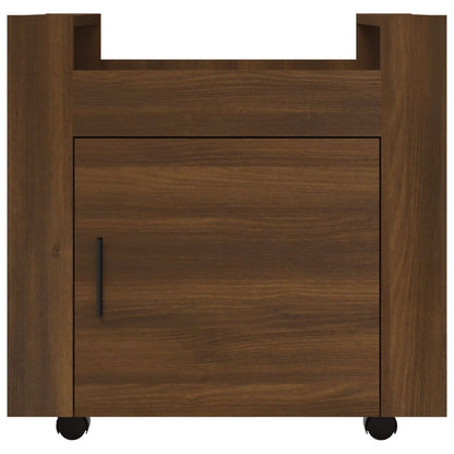 Bürowagen Braun Eichen-Optik 60x45x60 cm Holzwerkstoff - Pazzar.ch