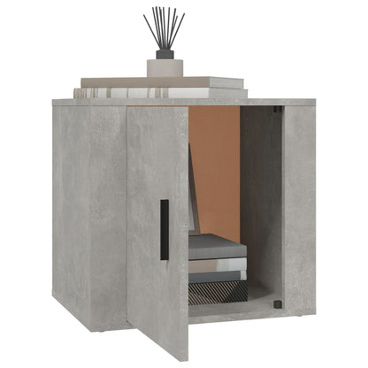 Nachttische 2 Stk. Betongrau 50x39x47 cm - Pazzar.ch