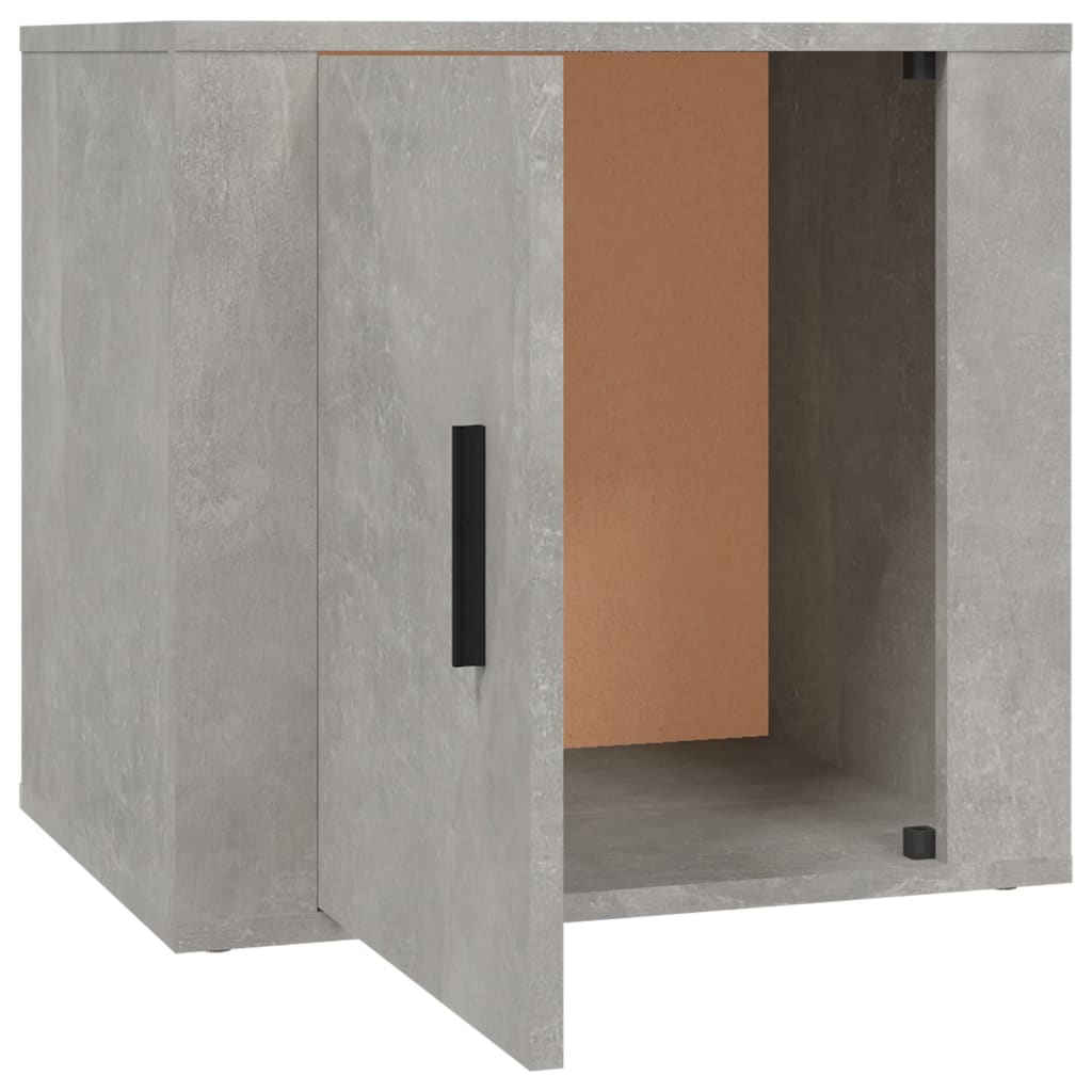 Nachttische 2 Stk. Betongrau 50x39x47 cm - Pazzar.ch