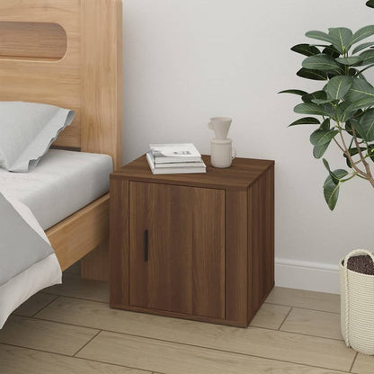 Nachttische 2 Stk. Braun Eichen-Optik 50x39x47 cm - Pazzar.ch