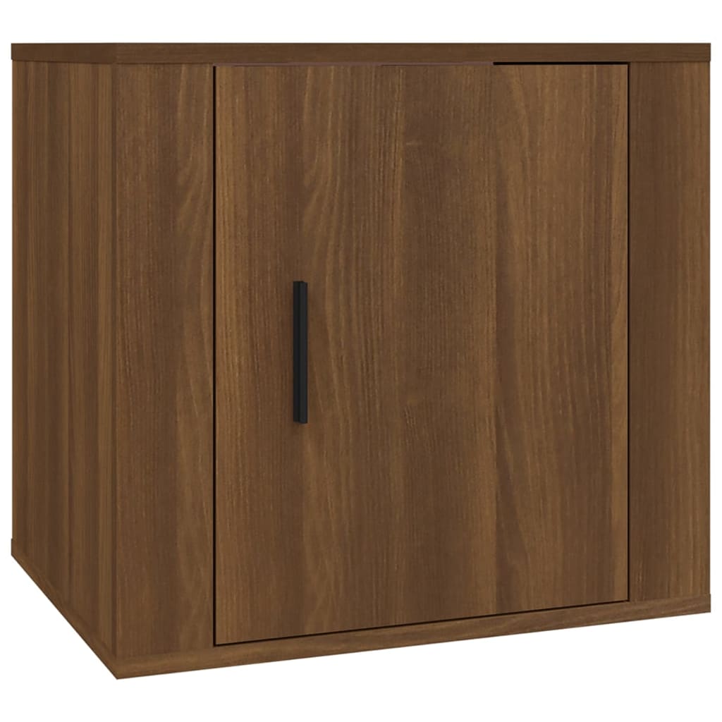 Nachttische 2 Stk. Braun Eichen-Optik 50x39x47 cm - Pazzar.ch