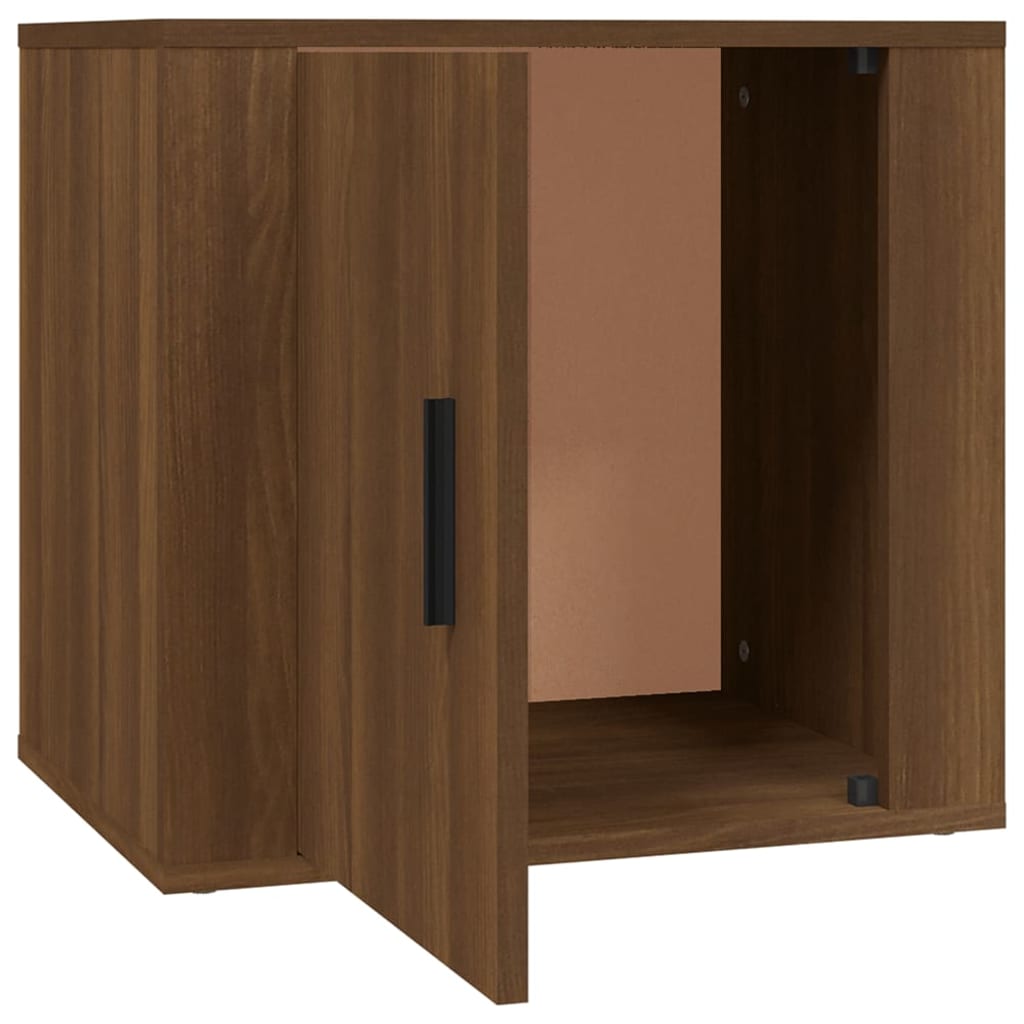 Nachttische 2 Stk. Braun Eichen-Optik 50x39x47 cm - Pazzar.ch