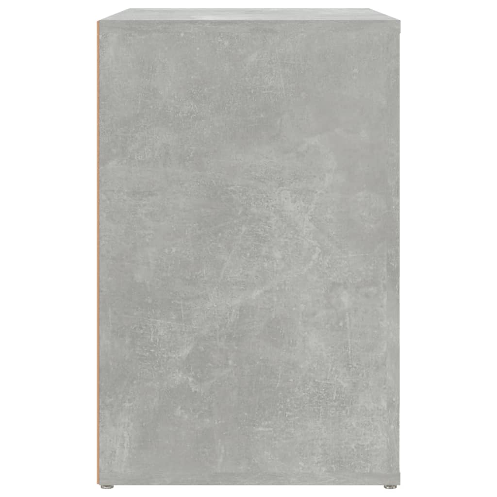 Schuhschrank Betongrau 130x35x54 cm Holzwerkstoff - Pazzar.ch