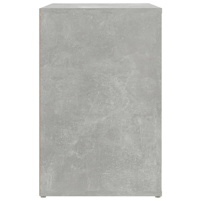 Schuhschrank Betongrau 130x35x54 cm Holzwerkstoff - Pazzar.ch
