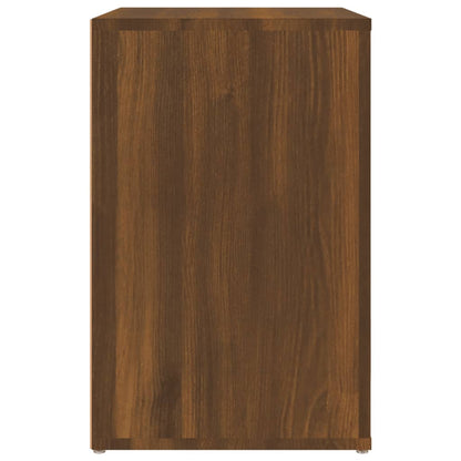 Schuhschrank Braun Eichen-Optik 130x35x54 cm Holzwerkstoff - Pazzar.ch