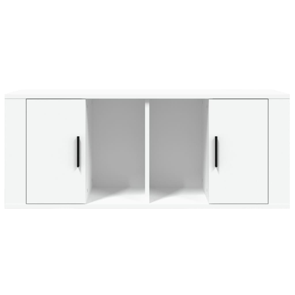 TV-Schrank Weiß 100x35x40 cm Holzwerkstoff - Pazzar.ch