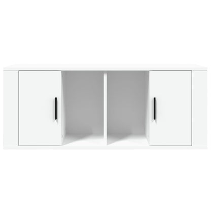 TV-Schrank Weiß 100x35x40 cm Holzwerkstoff - Pazzar.ch