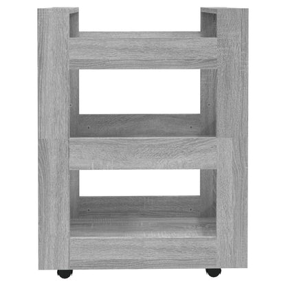 Küchenwagen Grau Sonoma 60x45x80 cm Holzwerkstoff - Pazzar.ch