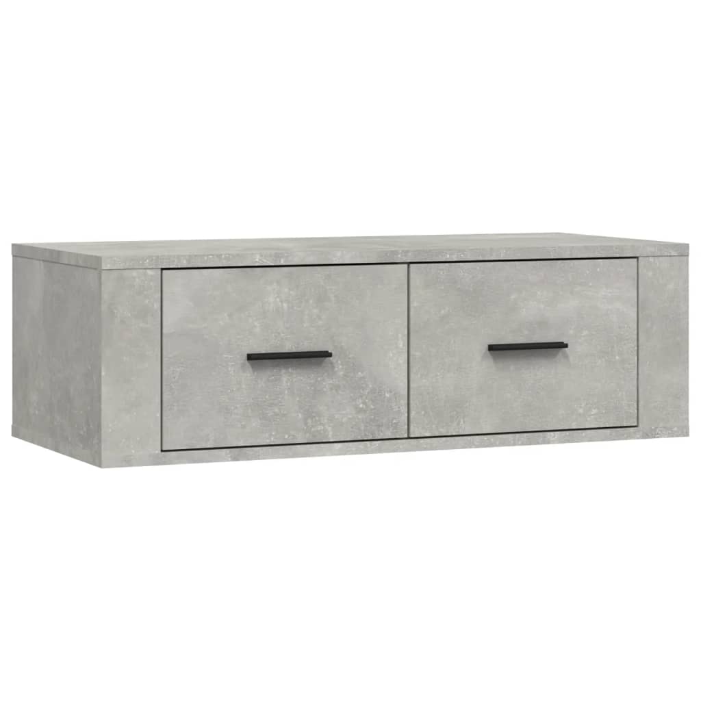 TV-Wandschrank Betongrau 80x36x25 cm Holzwerkstoff - Pazzar.ch