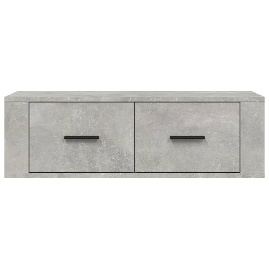 TV-Wandschrank Betongrau 80x36x25 cm Holzwerkstoff - Pazzar.ch