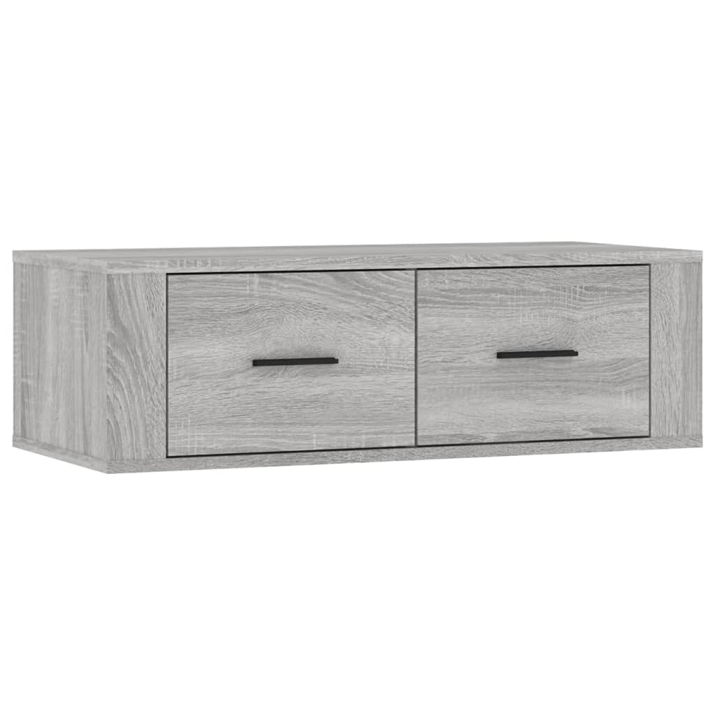 TV-Wandschrank Grau Sonoma 80x36x25 cm Holzwerkstoff - Pazzar.ch