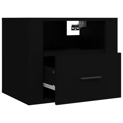 Wand-Nachttisch Schwarz 50x36x40 cm - Pazzar.ch
