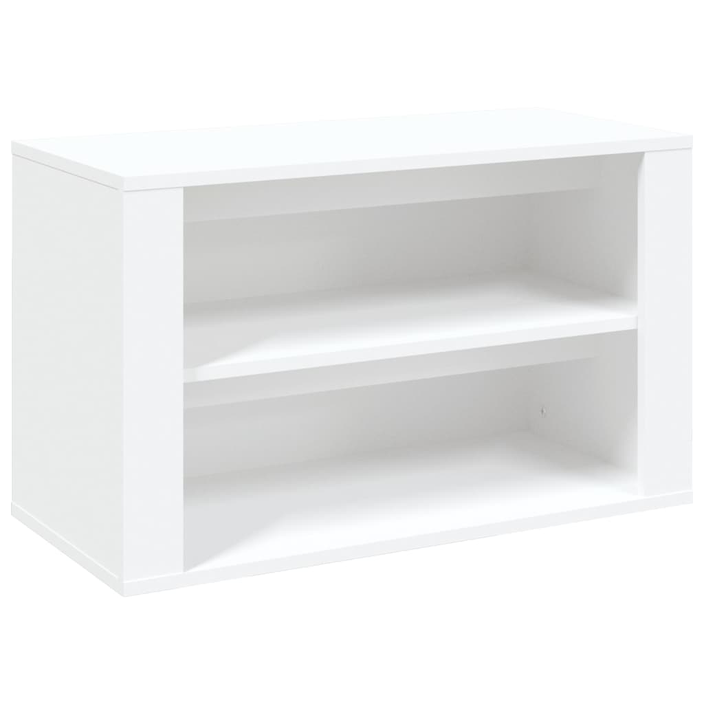 Schuhregal Weiß 75x35x45 cm Holzwerkstoff - Pazzar.ch