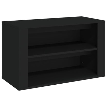Schuhregal Schwarz 75x35x45 cm Holzwerkstoff - Pazzar.ch
