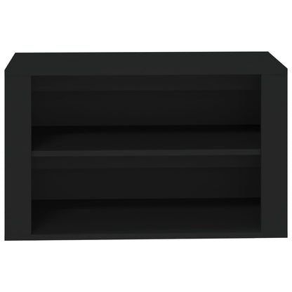 Schuhregal Schwarz 75x35x45 cm Holzwerkstoff - Pazzar.ch