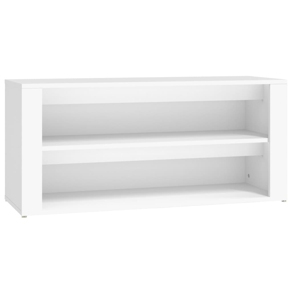 Schuhregal Weiß 100x35x45 cm Holzwerkstoff - Pazzar.ch