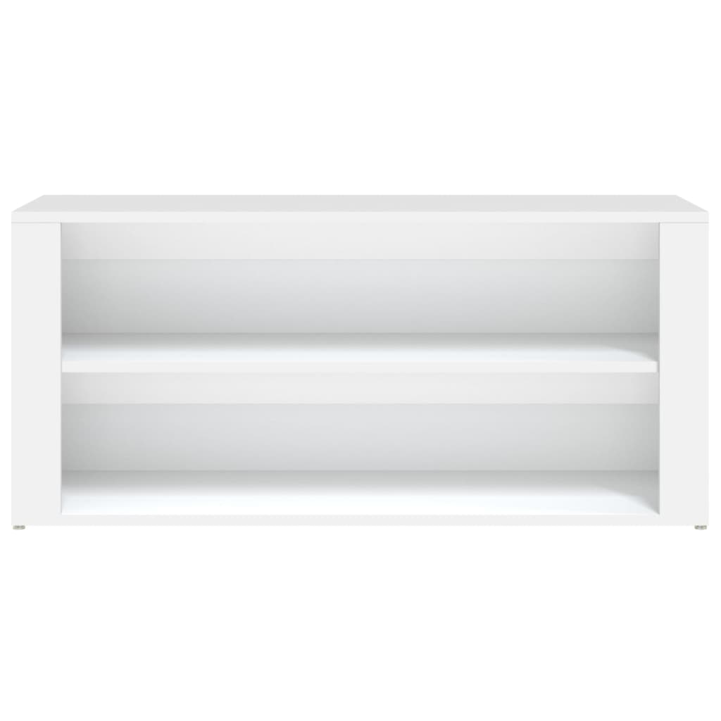 Schuhregal Weiß 100x35x45 cm Holzwerkstoff - Pazzar.ch