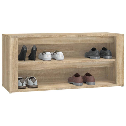 Schuhregal Sonoma-Eiche 100x35x45 cm Holzwerkstoff - Pazzar.ch