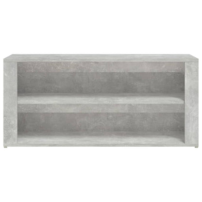 Schuhregal Betongrau 100x35x45 cm Holzwerkstoff - Pazzar.ch
