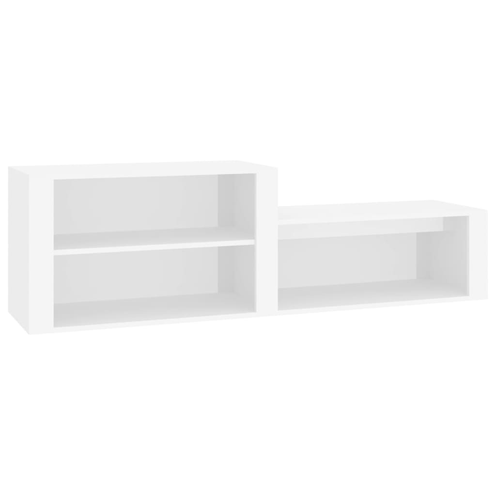 Schuhschrank Weiß 150x35x45 cm Holzwerkstoff - Pazzar.ch
