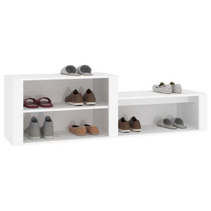 Schuhschrank Weiß 150x35x45 cm Holzwerkstoff - Pazzar.ch