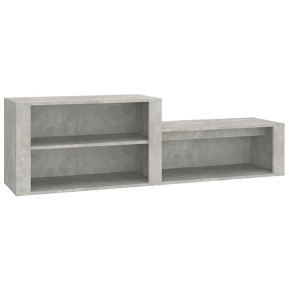 Schuhschrank Betongrau 150x35x45 cm Holzwerkstoff - Pazzar.ch