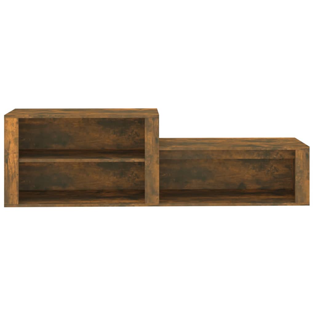 Schuhschrank Räuchereiche 150x35x45 cm Holzwerkstoff - Pazzar.ch
