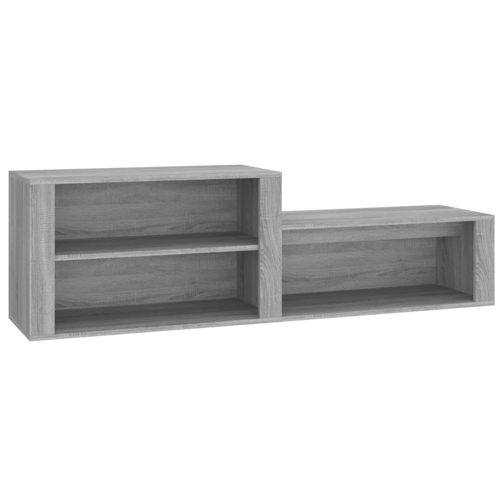 Schuhschrank Grau Sonoma 150x35x45 cm Holzwerkstoff - Pazzar.ch