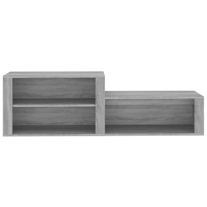 Schuhschrank Grau Sonoma 150x35x45 cm Holzwerkstoff - Pazzar.ch