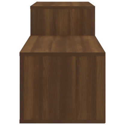 Schuhschrank Braun Eichen-Optik 150x35x45 cm Holzwerkstoff - Pazzar.ch