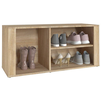 Schuhregal Sonoma-Eiche 100x35x45 cm Holzwerkstoff - Pazzar.ch