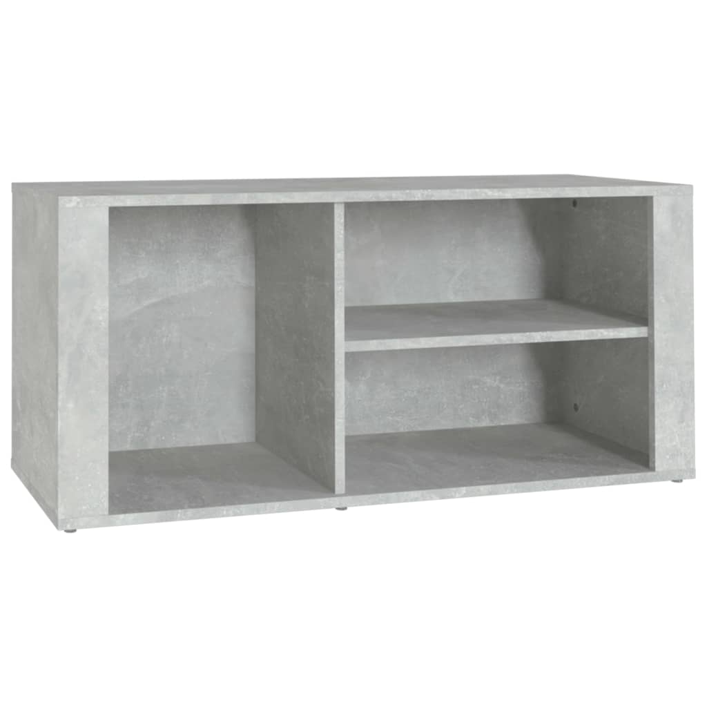 Schuhregal Betongrau 100x35x45 cm Holzwerkstoff - Pazzar.ch