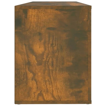 Schuhregal Räuchereiche 100x35x45 cm Holzwerkstoff - Pazzar.ch