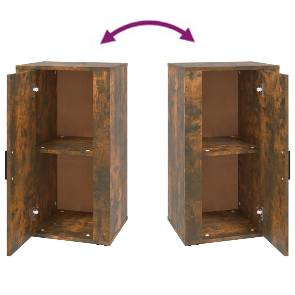 Sideboard Räuchereiche 40x33x70 cm Holzwerkstoff - Pazzar.ch