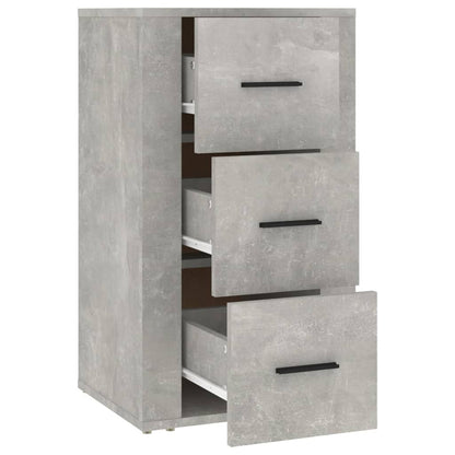 Sideboard Betongrau 40x33x70 cm Holzwerkstoff - Pazzar.ch