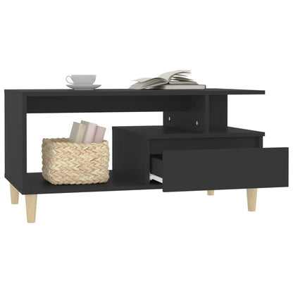 Couchtisch Schwarz 90x49x45 cm Holzwerkstoff - Pazzar.ch