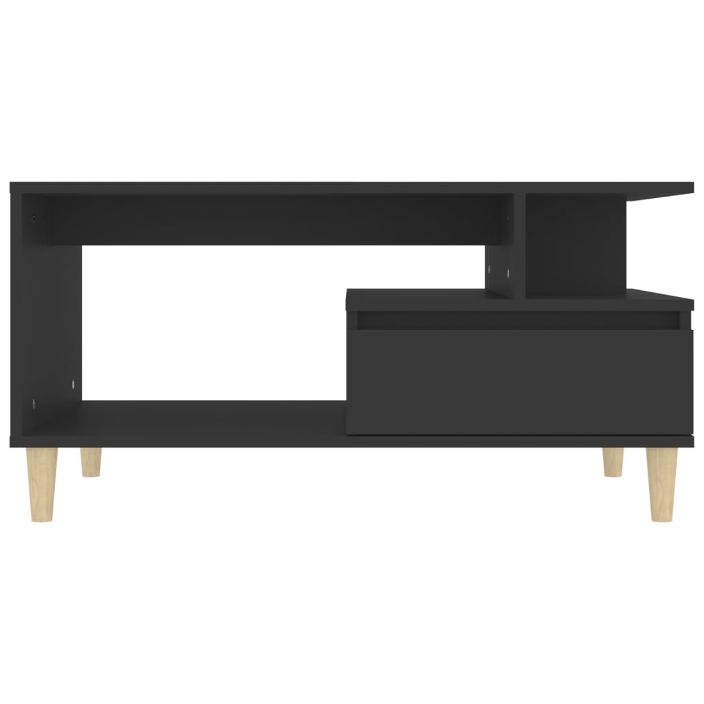 Couchtisch Schwarz 90x49x45 cm Holzwerkstoff - Pazzar.ch