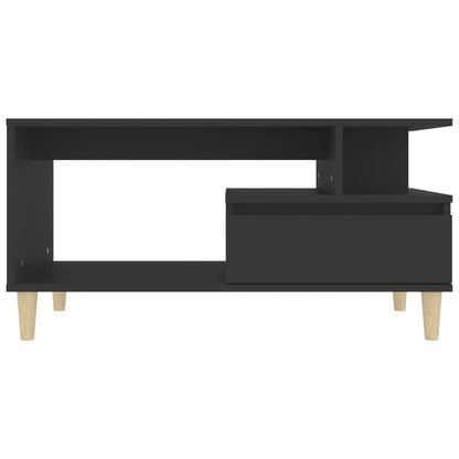 Couchtisch Schwarz 90x49x45 cm Holzwerkstoff - Pazzar.ch
