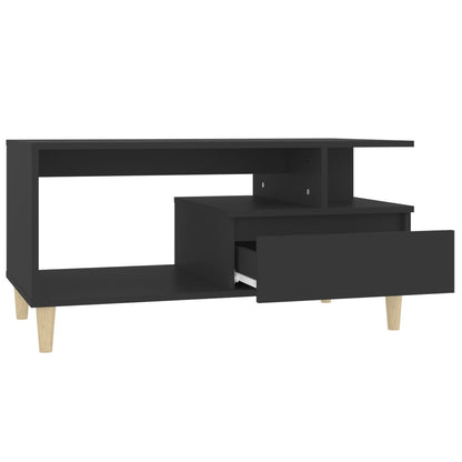 Couchtisch Schwarz 90x49x45 cm Holzwerkstoff - Pazzar.ch