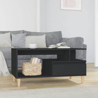 Couchtisch Schwarz 90x49x45 cm Holzwerkstoff - Pazzar.ch