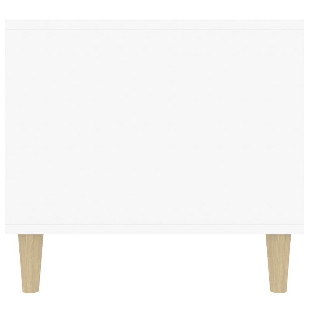 Couchtisch Hochglanz-Weiß 90x49x45 cm Holzwerkstoff - Pazzar.ch