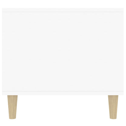 Couchtisch Hochglanz-Weiß 90x49x45 cm Holzwerkstoff - Pazzar.ch