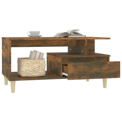 Couchtisch Räuchereiche 90x49x45 cm Holzwerkstoff - Pazzar.ch