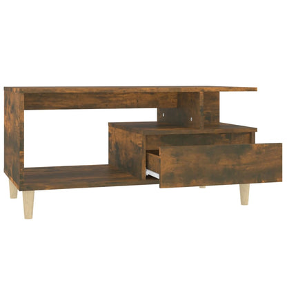 Couchtisch Räuchereiche 90x49x45 cm Holzwerkstoff - Pazzar.ch