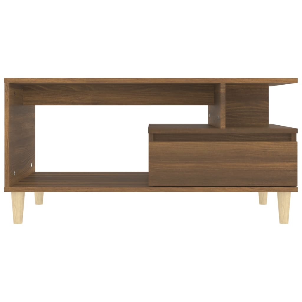 Couchtisch Braun Eichen-Optik 90x49x45 cm Holzwerkstoff - Pazzar.ch
