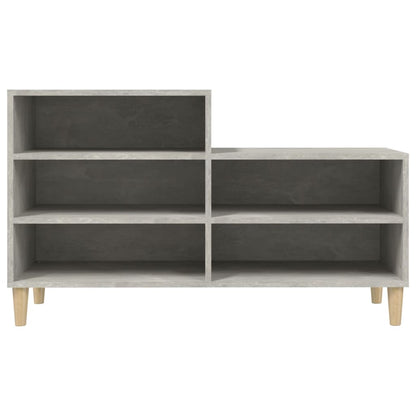 Schuhregal Betongrau 102x36x60 cm Holzwerkstoff - Pazzar.ch