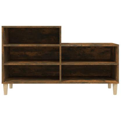 Schuhregal Räuchereiche 102x36x60 cm Holzwerkstoff - Pazzar.ch