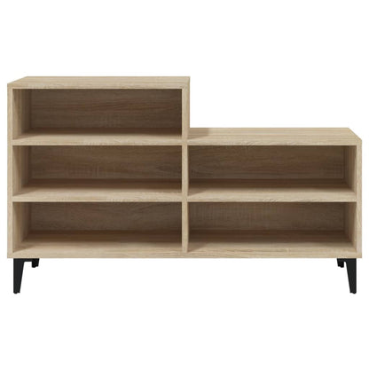 Schuhregal Sonoma-Eiche 102x36x60 cm Holzwerkstoff - Pazzar.ch