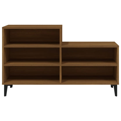 Schuhregal Braun Eichen-Optik 102x36x60 cm Holzwerkstoff - Pazzar.ch