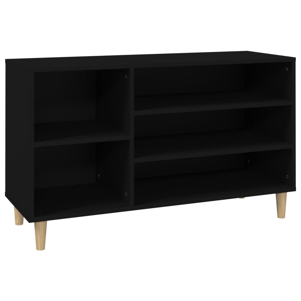Schuhregal Schwarz 102x36x60 cm Holzwerkstoff - Pazzar.ch